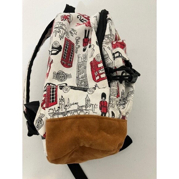 I Love London Mini Backpack Travel British England SOUVENIR Adjustable Straps - Picture 11 of 16